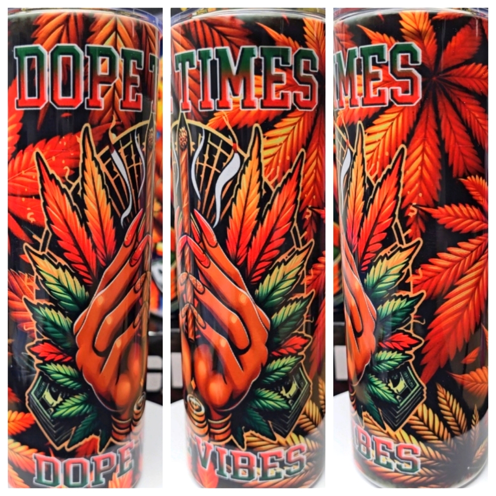 Colorful Dope Times Tumbler